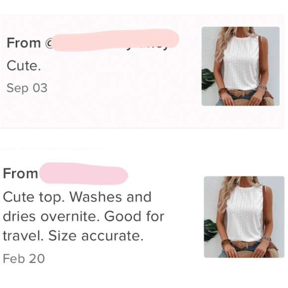 White Eyelet Embroidery Tank Top Regular Fit Casual Boho - Picture 14 of 14